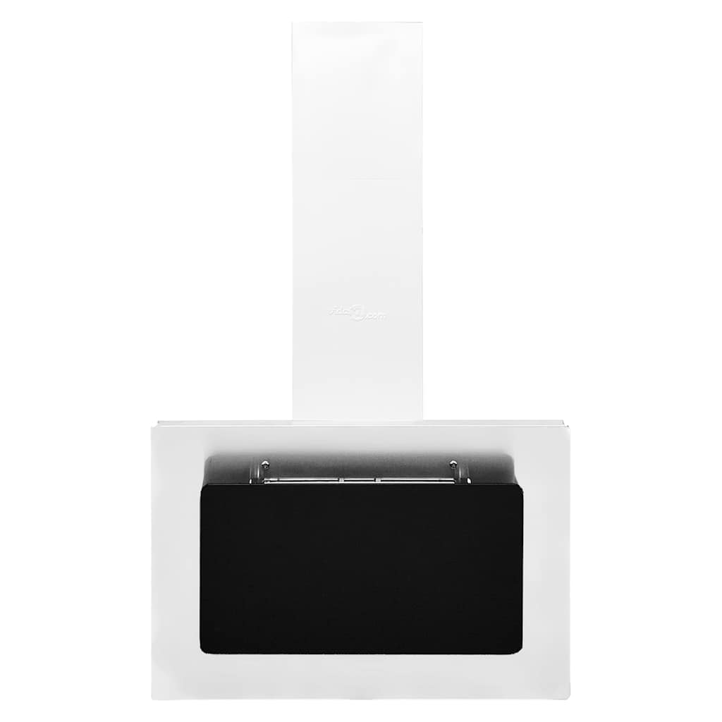 Dunstabzugshaube 60 cm Edelstahl und Hartglas Silbern