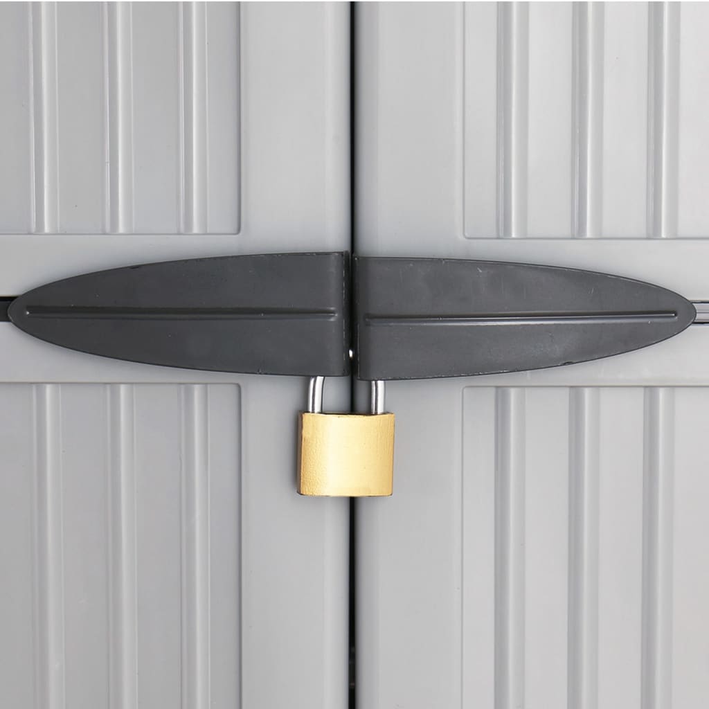 vidaXL Kunststoffschrank 68x39x171,5 cm