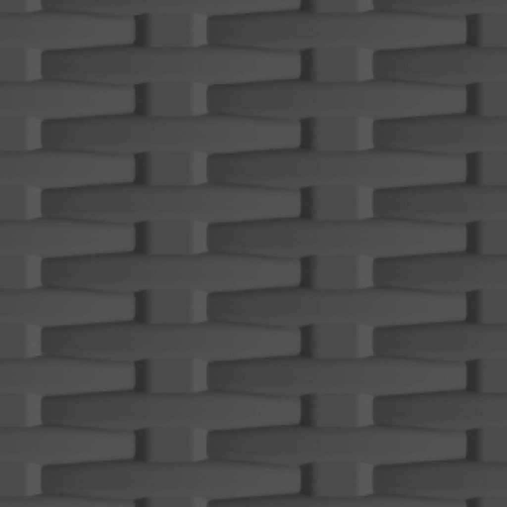 Kunststoffschrank 68x39x92 cm Rattan-Design