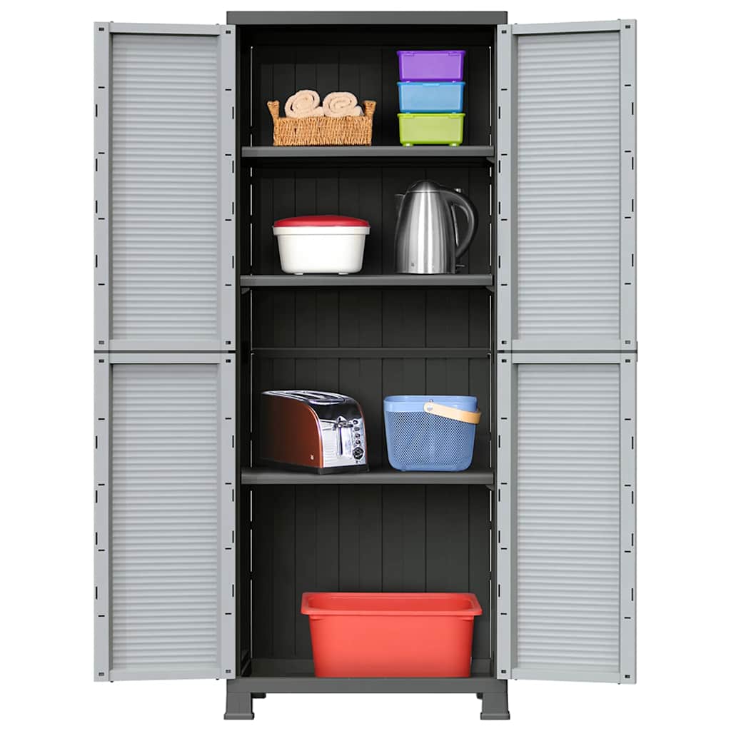 vidaXL Kunststoffschrank 68x39x171,5 cm