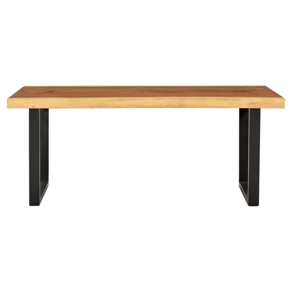vidaXL Couchtisch Massivholz Suar 102x54x41 cm