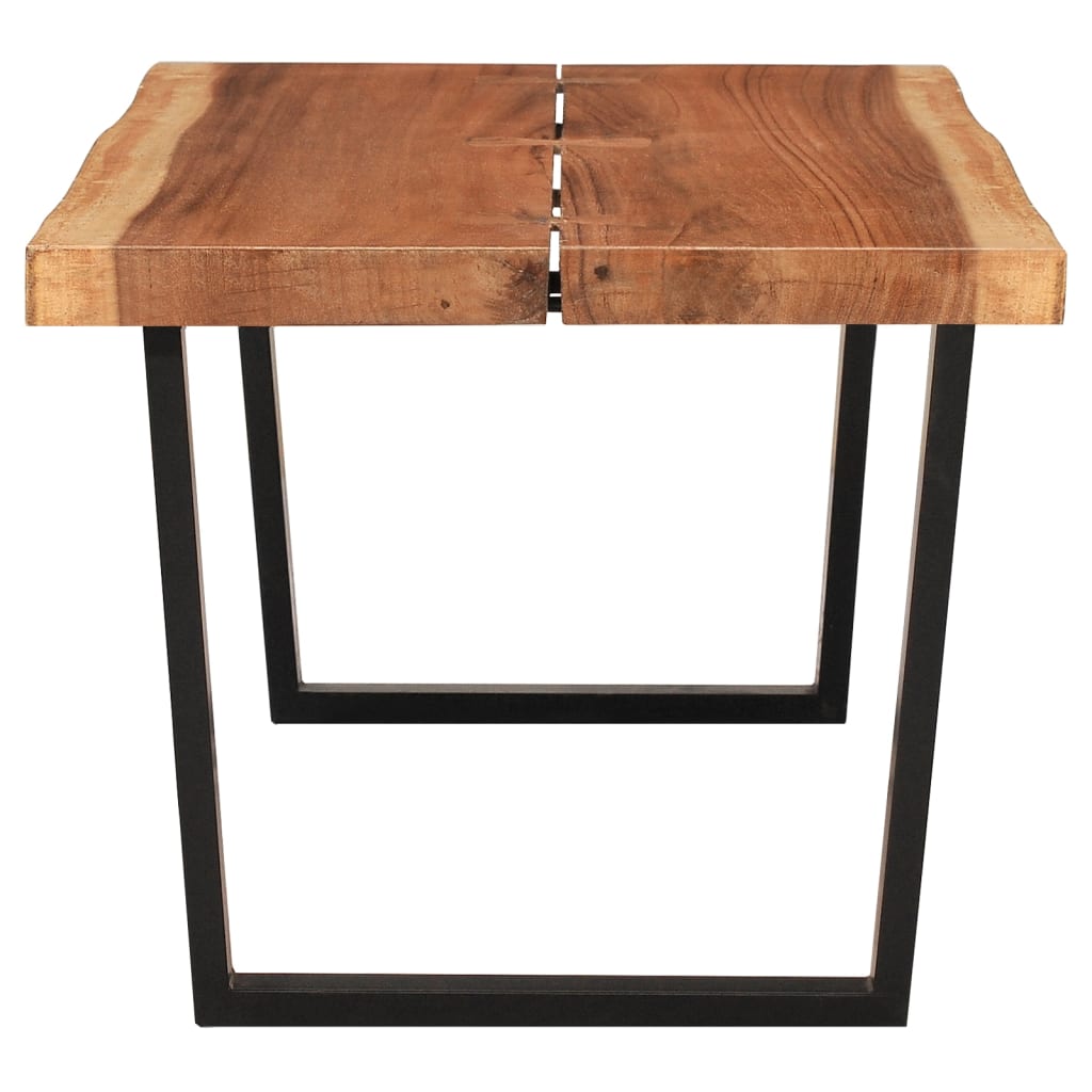 vidaXL Couchtisch Massivholz Suar 102x54x41 cm