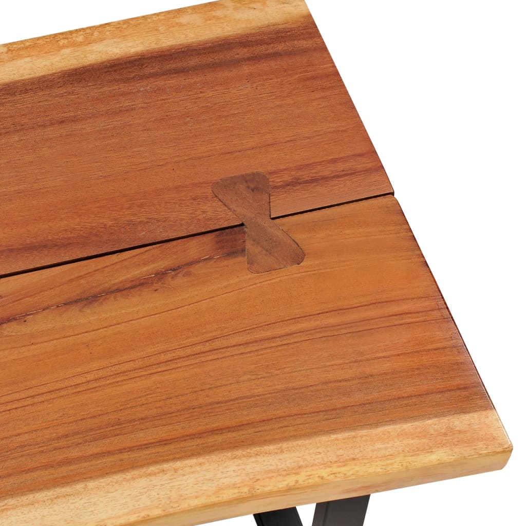vidaXL Couchtisch Massivholz Suar 102x54x41 cm