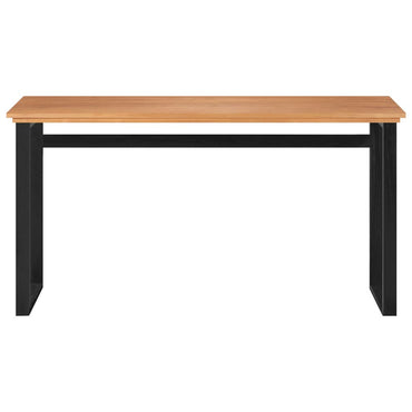 vidaXL Schreibtisch 120x45x75 cm Massivholz Teak