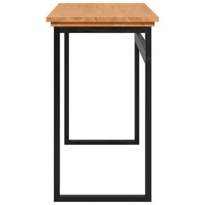vidaXL Schreibtisch 120x45x75 cm Massivholz Teak