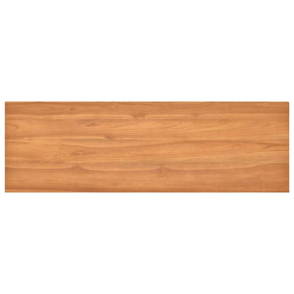 vidaXL Schreibtisch 120x45x75 cm Massivholz Teak
