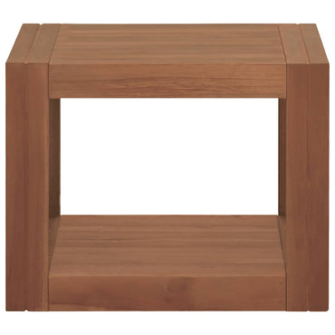 vidaXL Wand-Badregal 45x45x35 cm Massivholz Teak
