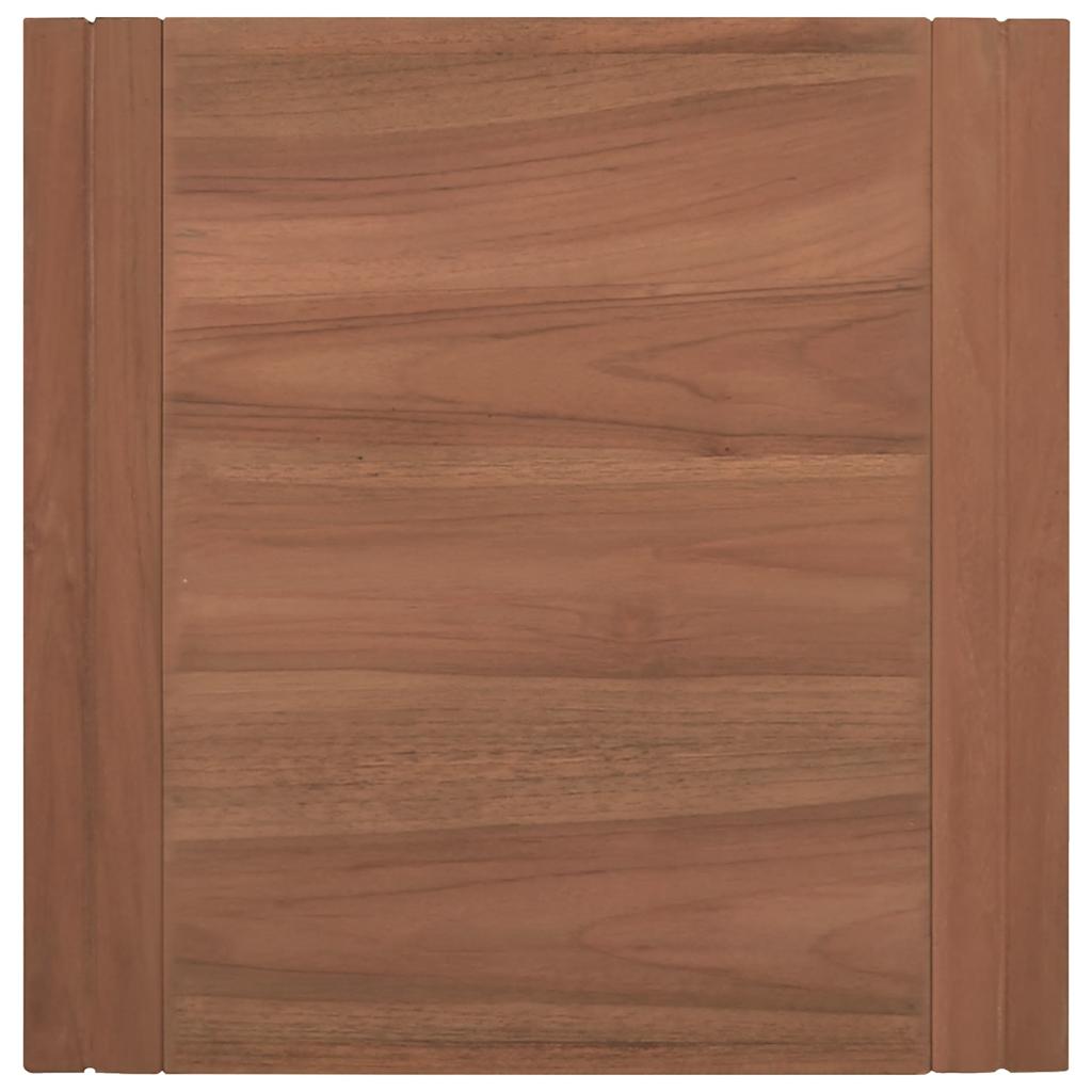 vidaXL Wand-Badregal 45x45x35 cm Massivholz Teak