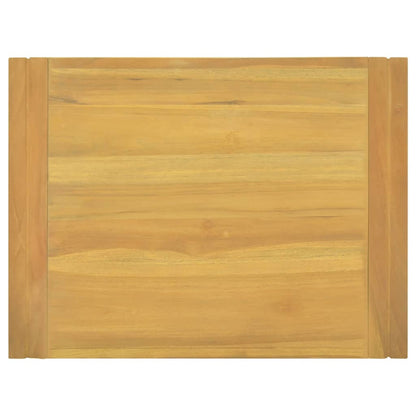vidaXL Wand-Badschrank 60x45x35 cm Massivholz Teak