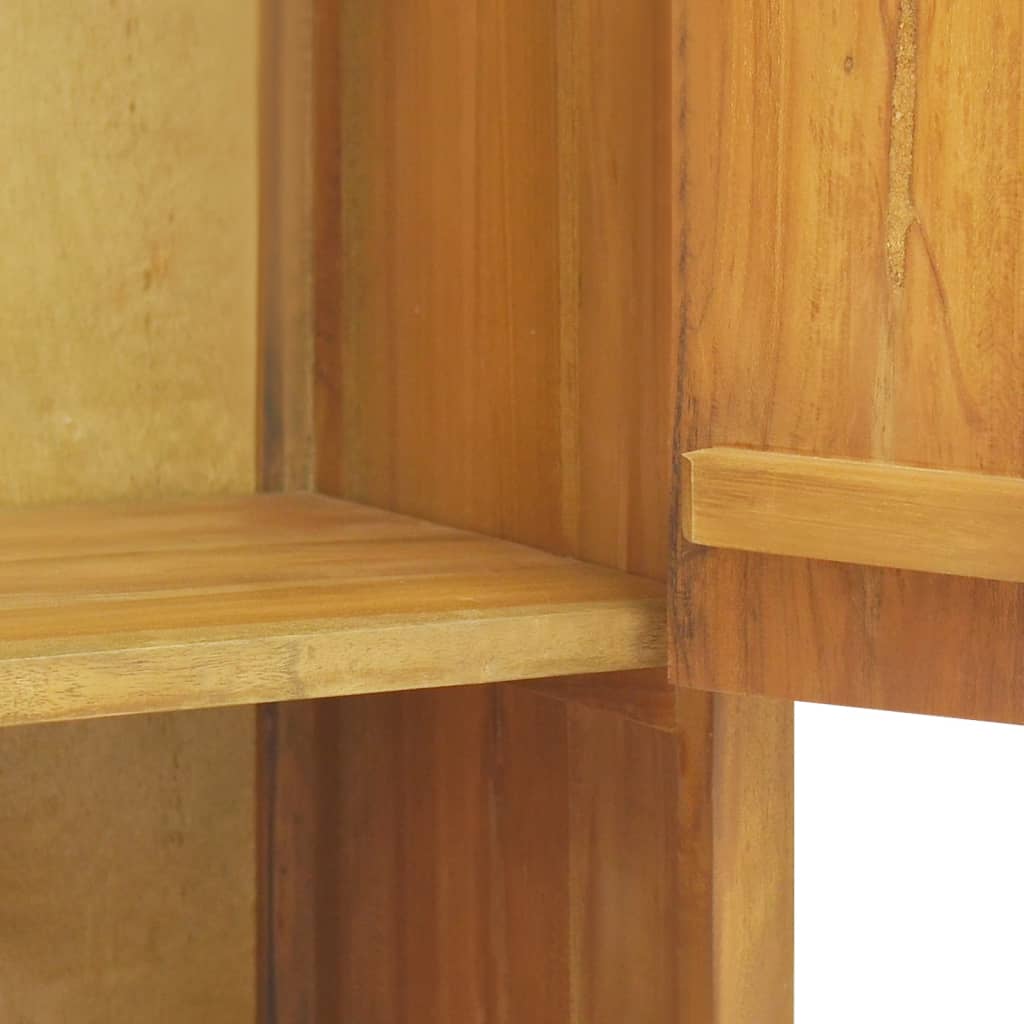 vidaXL Wand-Badschrank 45x30x70 cm Massivholz Teak