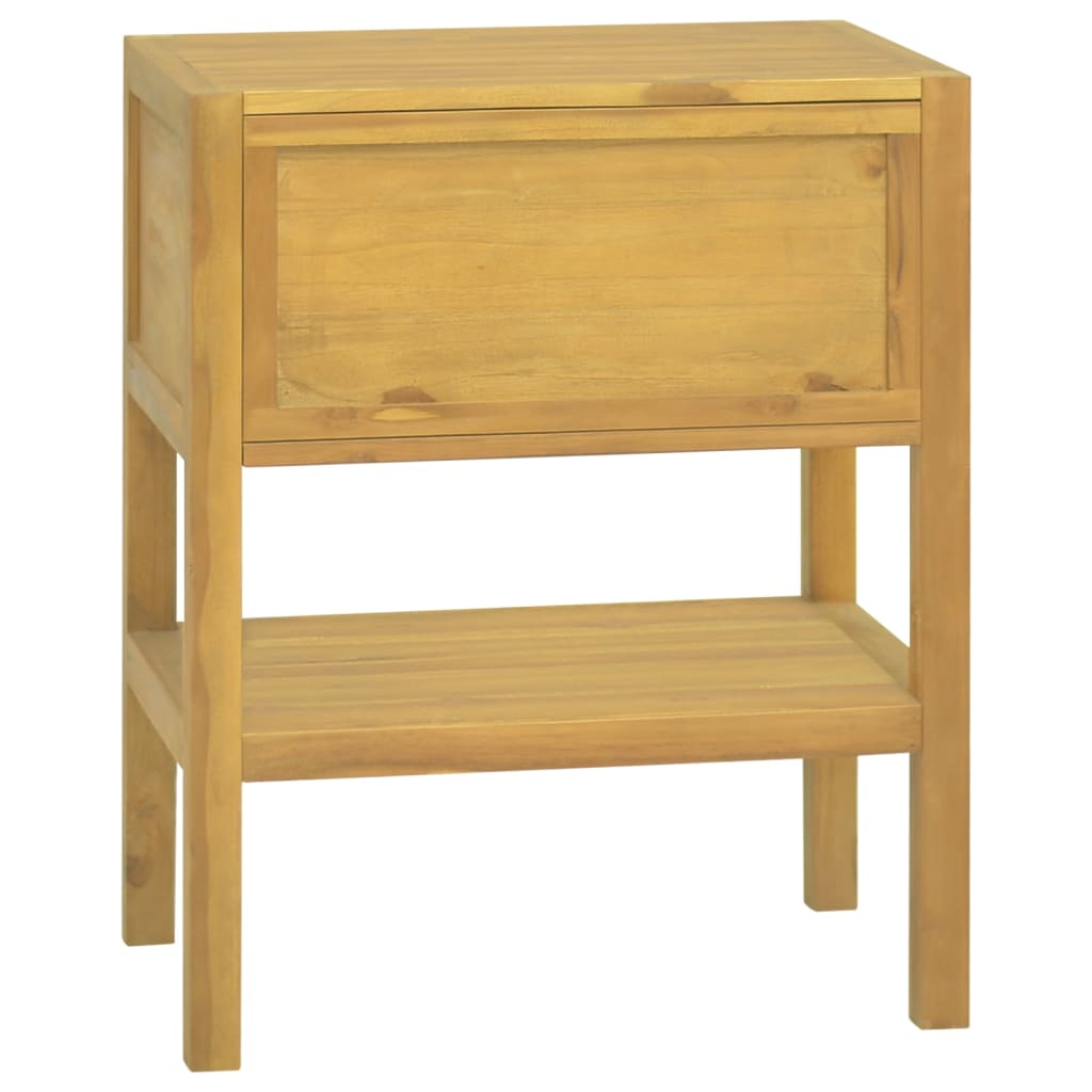 vidaXL Badschrank 60x40x75 cm Massivholz Teak