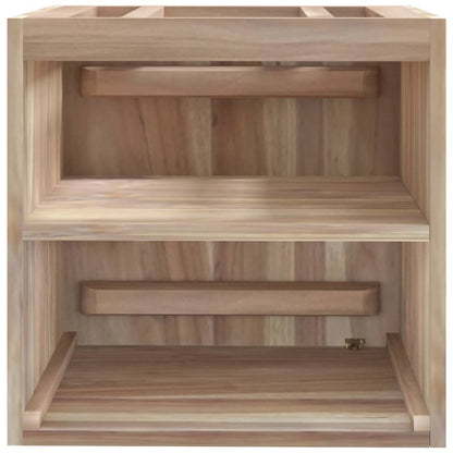 vidaXL Armoire de salle de bain murale 41x38x40 cm teck massif