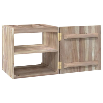 vidaXL Armoire de salle de bain murale 41x38x40 cm teck massif