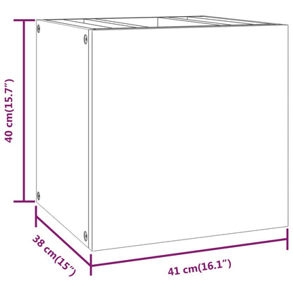 vidaXL Armoire de salle de bain murale 41x38x40 cm teck massif