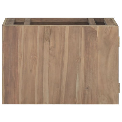 vidaXL Wand-Badschrank 60x39x40 cm Massivholz Teak