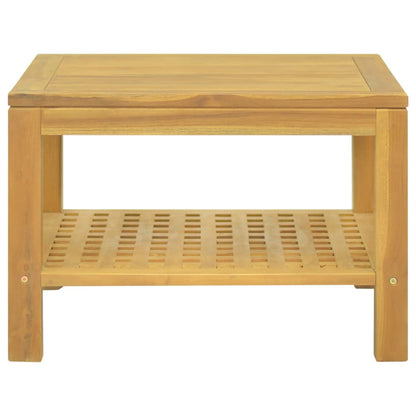 vidaXL Couchtisch 60x60x40 cm Massivholz Teak