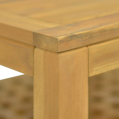 vidaXL Couchtisch 60x60x40 cm Massivholz Teak