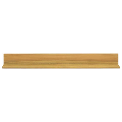 vidaXL Wandregale 2 Stk. 90x10x10 cm Massivholz Teak
