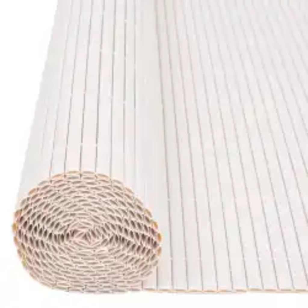 vidaXL Clôture de jardin double face 90x400 cm Blanc
