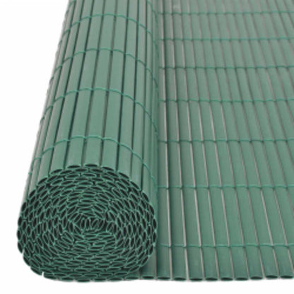 vidaXL Clôture de jardin double face 90x400 cm vert