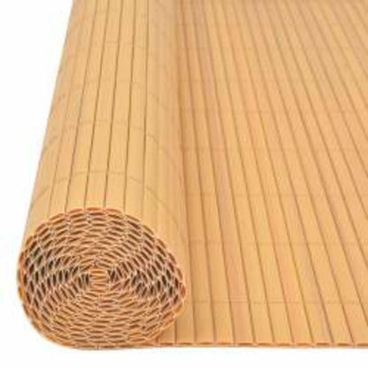 vidaXL Clôture de jardin double face 90x400 cm Jaune