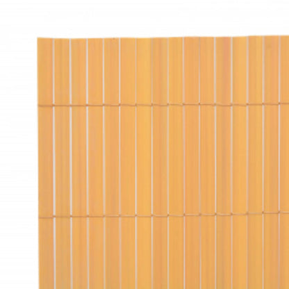 vidaXL Clôture de jardin double face 90x400 cm Jaune