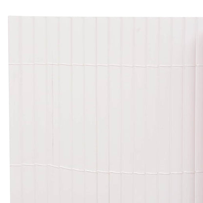 vidaXL Clôture de jardin double face 110x300 cm Blanc