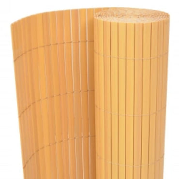 vidaXL Clôture de jardin double face 110x300 cm Jaune