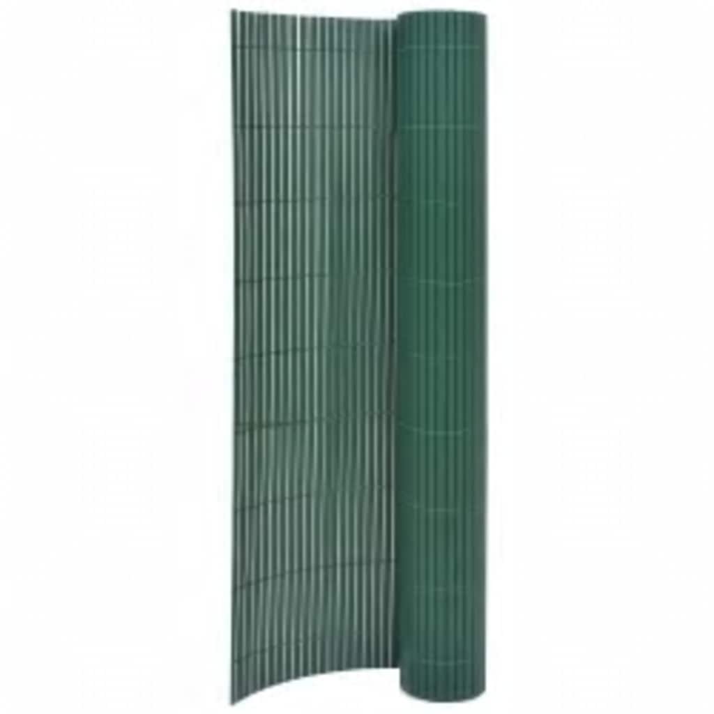 vidaXL Clôture de jardin double face 110x400 cm vert