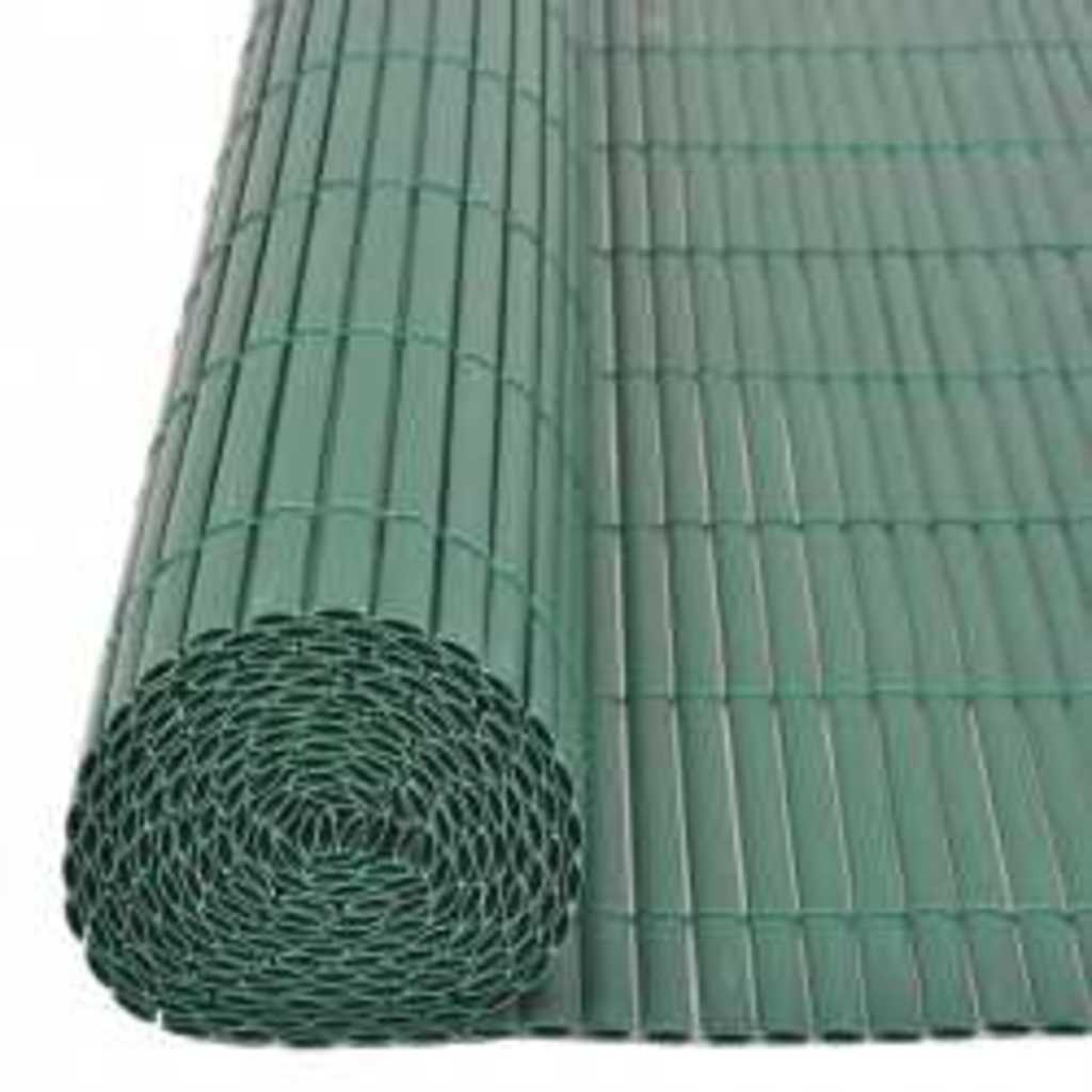 vidaXL Clôture de jardin double face 110x400 cm vert