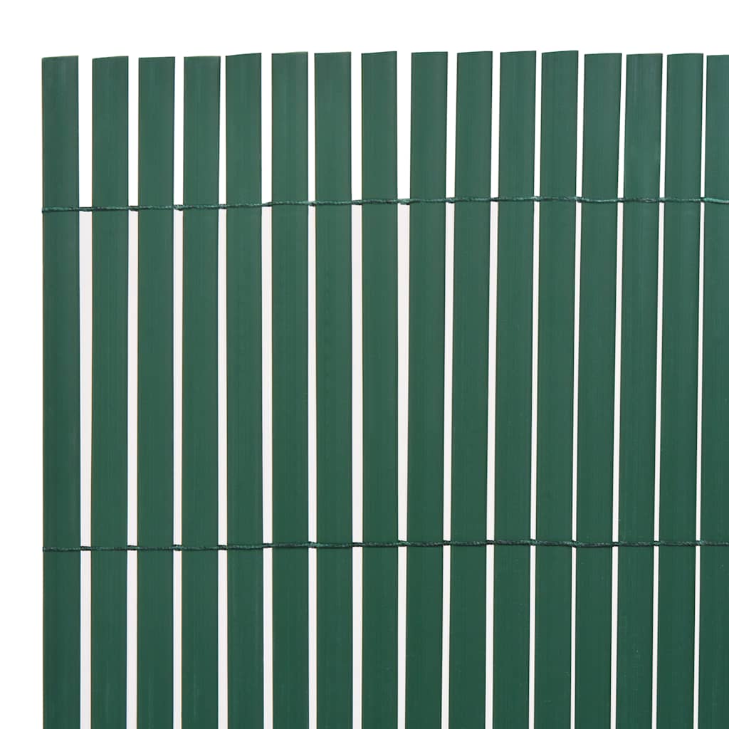 vidaXL Clôture de jardin double face 110x400 cm vert