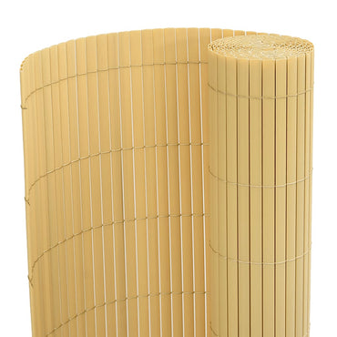 vidaXL Clôture de jardin double face 110x400 cm Jaune