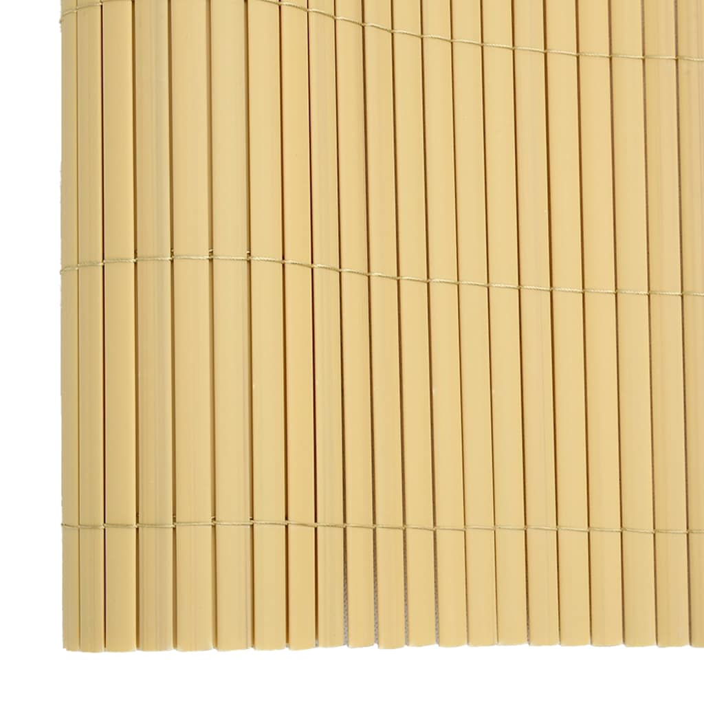 vidaXL Clôture de jardin double face 110x400 cm Jaune