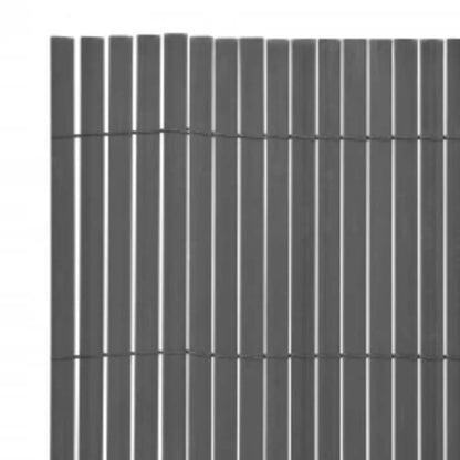 vidaXL Clôture de jardin double face 110 x 400 cm Gris