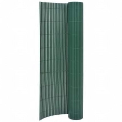 vidaXL Clôture de jardin double face 110x500 cm verte