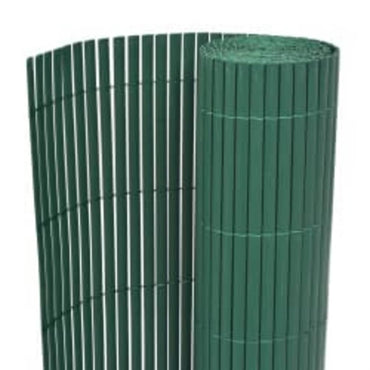 vidaXL Clôture de jardin double face 110x500 cm verte