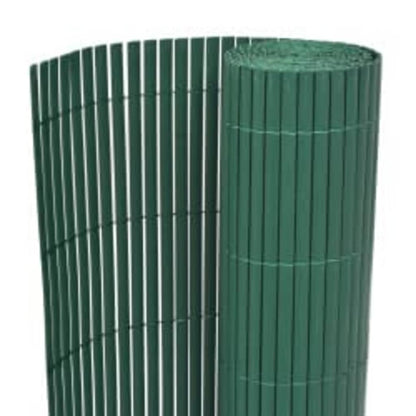 vidaXL Clôture de jardin double face 110x500 cm verte