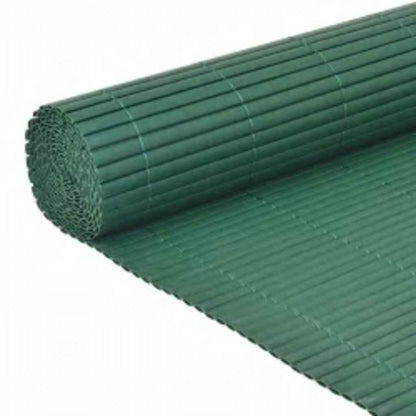 vidaXL Clôture de jardin double face 110x500 cm verte