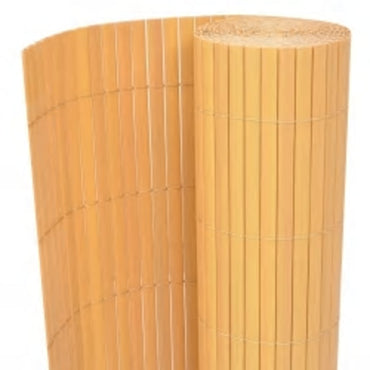 vidaXL Clôture de jardin double face 110x500 cm Jaune