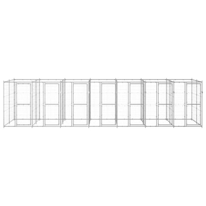 Outdoor-Hundezwinger Verzinkter Stahl 16,94 m²