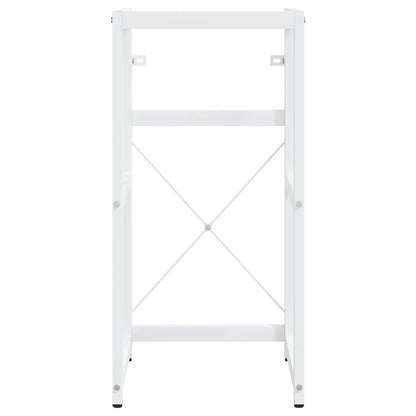 vidaXL Meuble sous-vasque de salle de bain Blanc 40x38x83 cm Fer