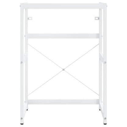 vidaXL Badezimmer Waschtischgestell Weiß 59x38x83 cm Eisen