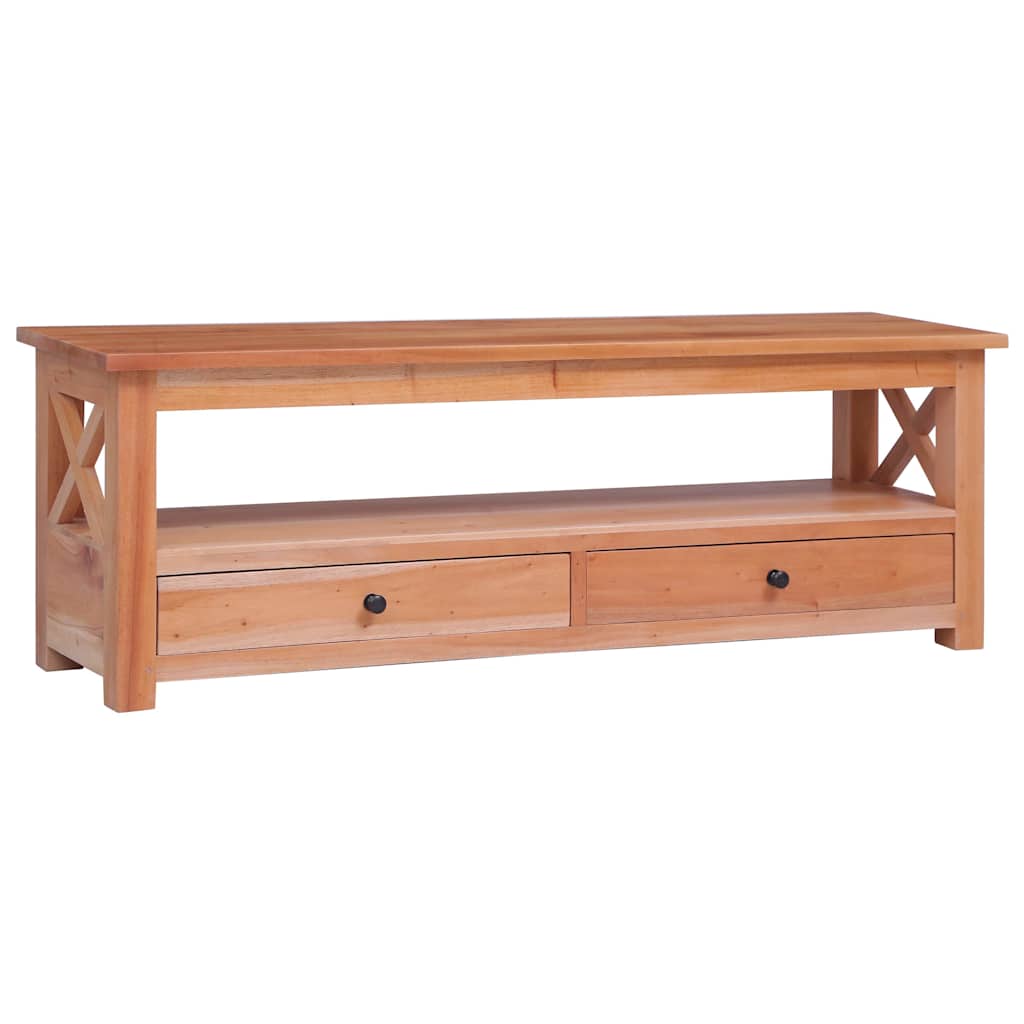 vidaXL Meuble TV 115x30x40 cm Bois massif d'acajou