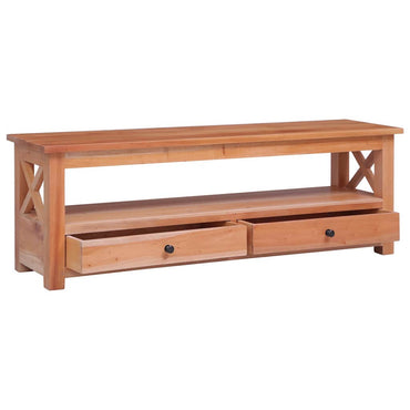 vidaXL Meuble TV 115x30x40 cm Bois massif d'acajou