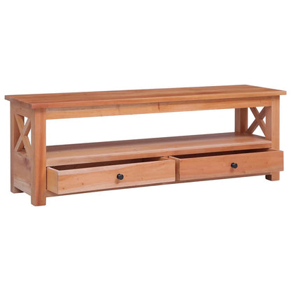 vidaXL Meuble TV 115x30x40 cm Bois massif d'acajou