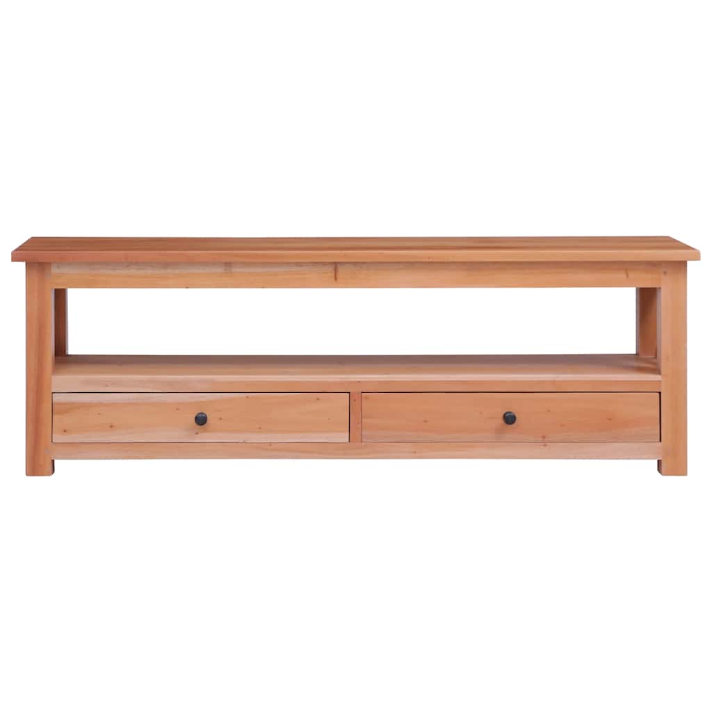 vidaXL Meuble TV 115x30x40 cm Bois massif d'acajou
