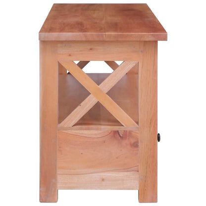 vidaXL Meuble TV 115x30x40 cm Bois massif d'acajou