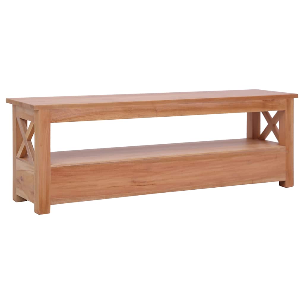 vidaXL Meuble TV 115x30x40 cm Bois massif d'acajou