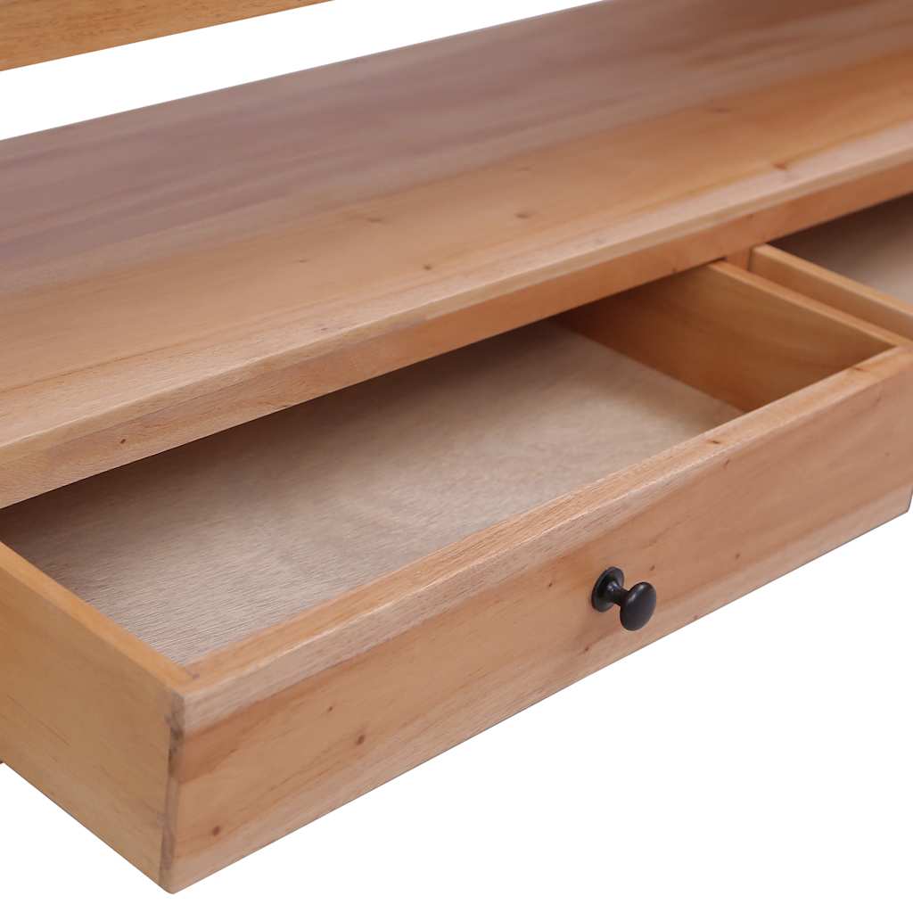 vidaXL Meuble TV 115x30x40 cm Bois massif d'acajou