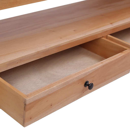 vidaXL Meuble TV 115x30x40 cm Bois massif d'acajou